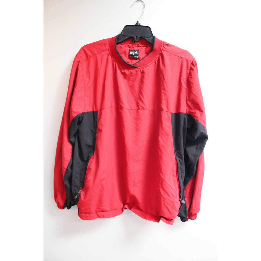 Adidas Mens Climaproof Wind Pullover Red Jacket Size M